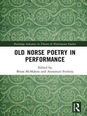 cover image of Old Norse Poetry in Performance